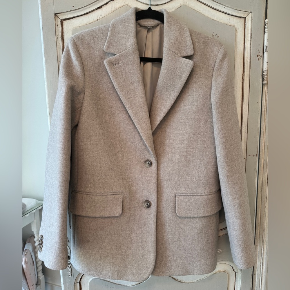 & Other Stories Oatmeal Blazer